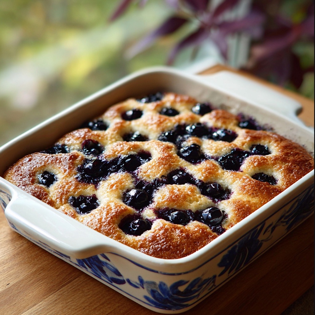 Blueberry Buttermilk Pancake Casserole Recipe - Recipe Image