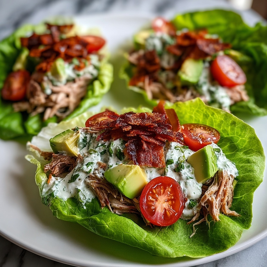High-Protein Tuna Salad Lettuce Cups Recipe - Recipe Image