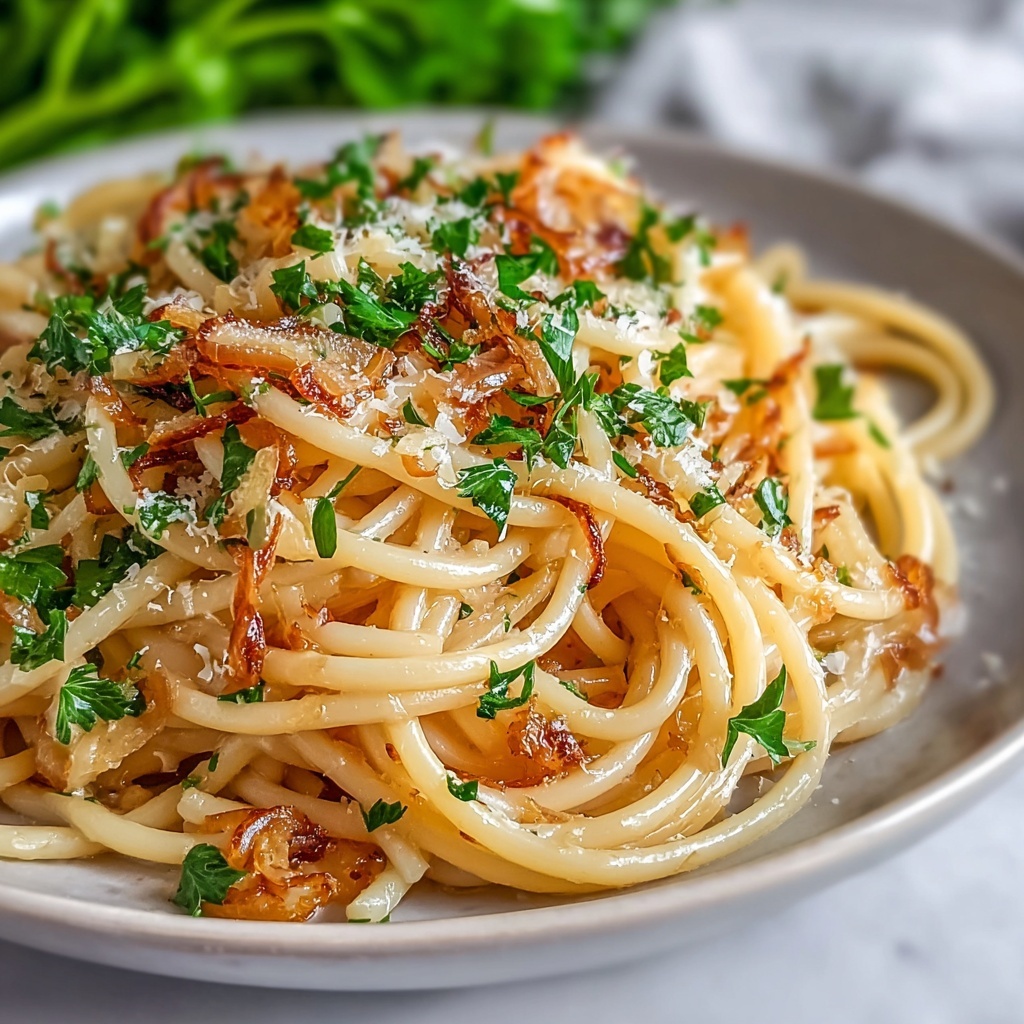 Cabbage Pasta with Garlic Parmesan Recipe - Recipe Image