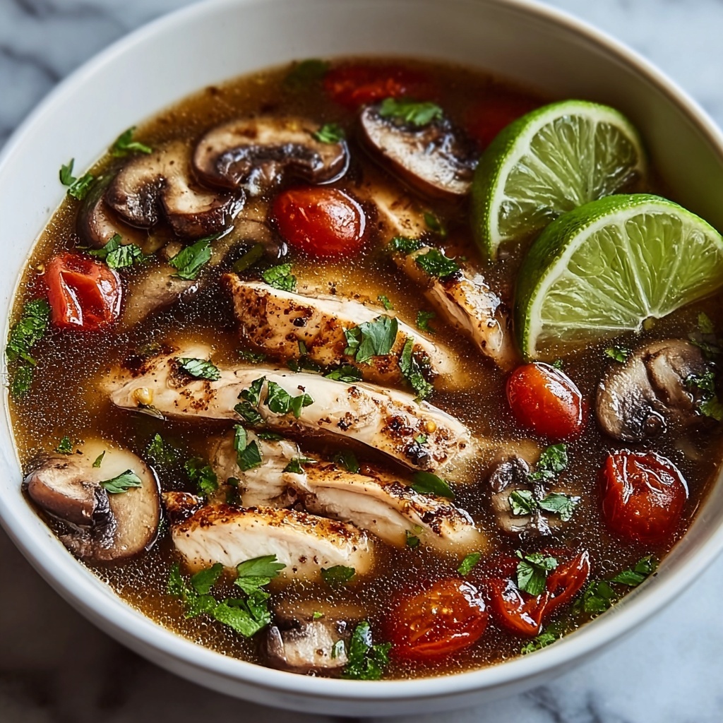 Tom Yum Gai Thai Chicken Soup Recipe - Recipe Image