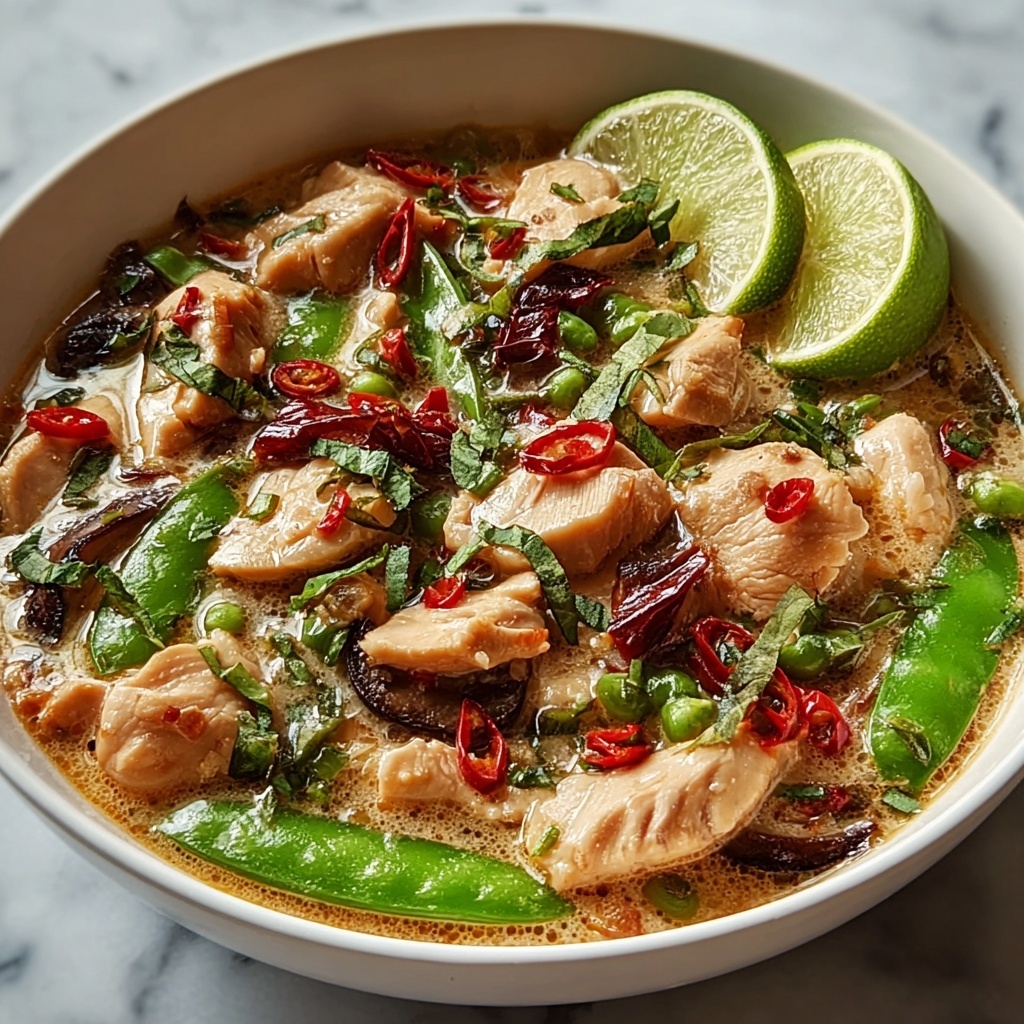 Thai Chicken Coconut Curry Soup Recipe - Recipe Image