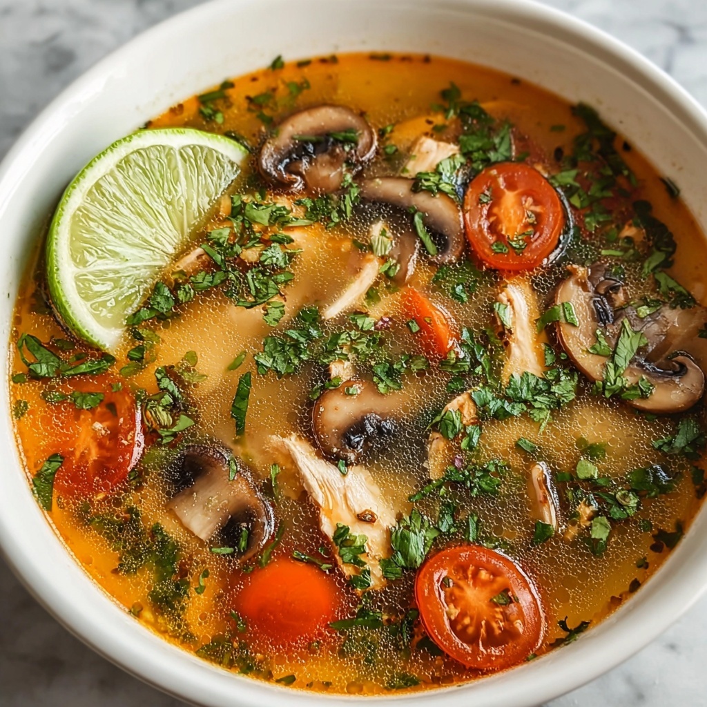 Tom Yum Chicken Soup Recipe - Recipe Image