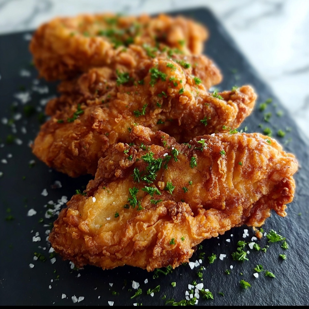 Crispy Fried Chicken Tenders Recipe - Recipe Image