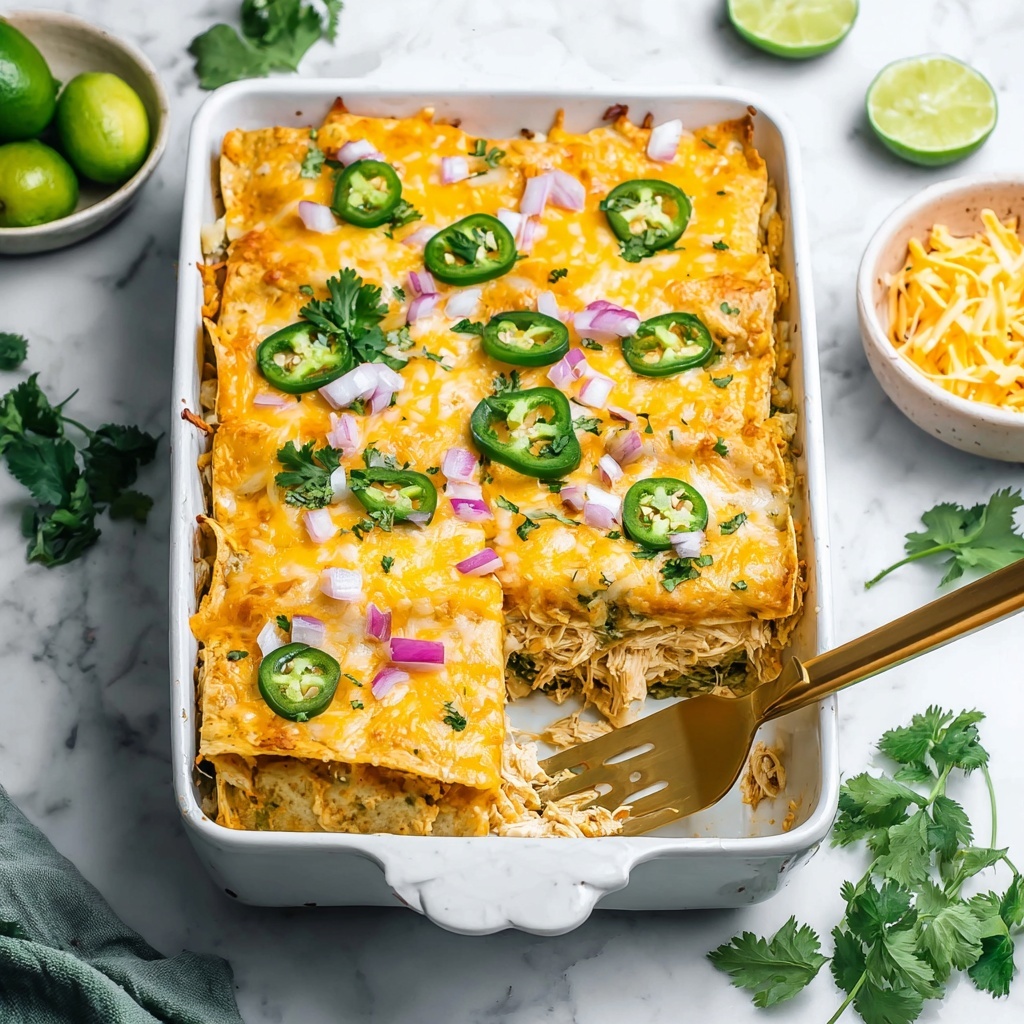 Salsa Verde Chicken Casserole Recipe - Recipe Image