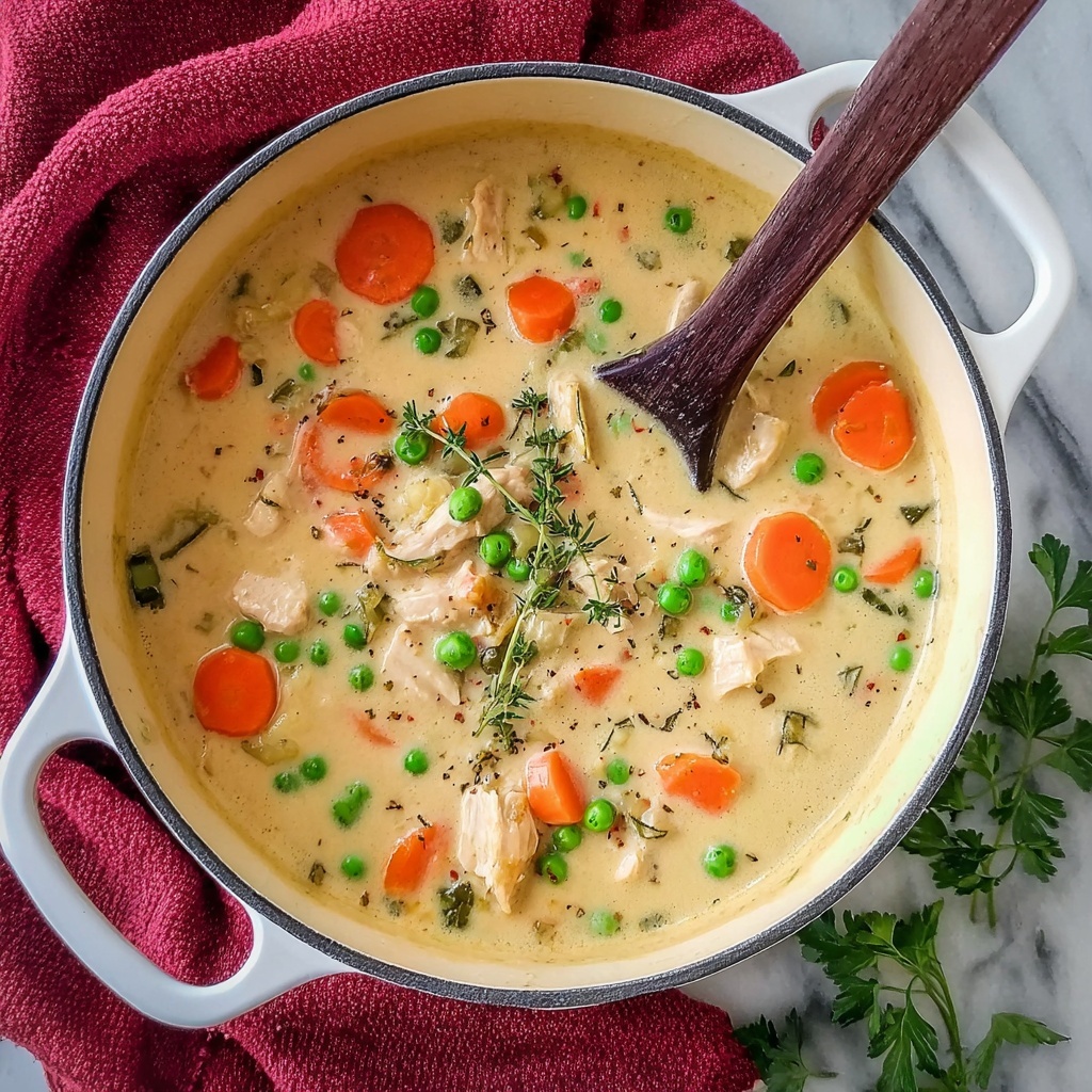 Creamy Chicken Casserole with Vegetables and Mashed Potatoes Recipe - Recipe Image