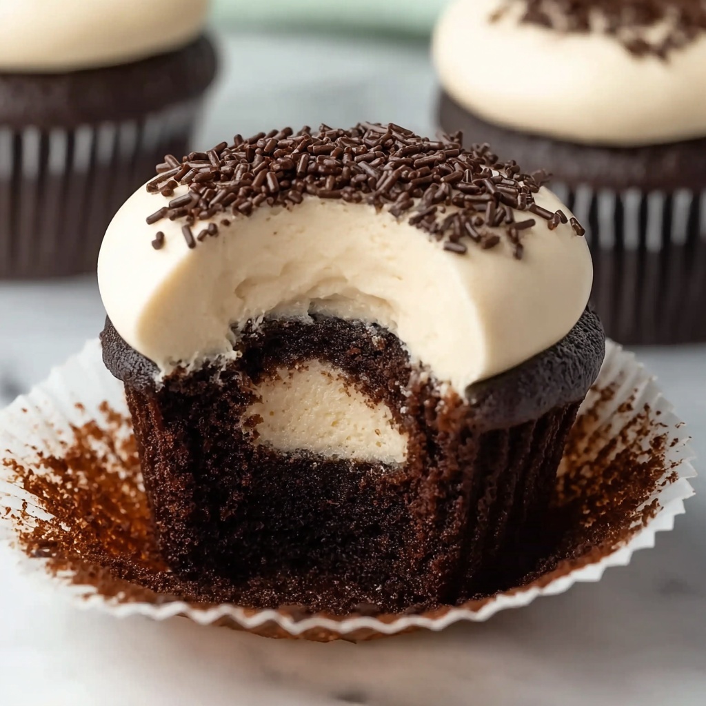 Creamy Chocolate Cupcakes Recipe - Recipe Image