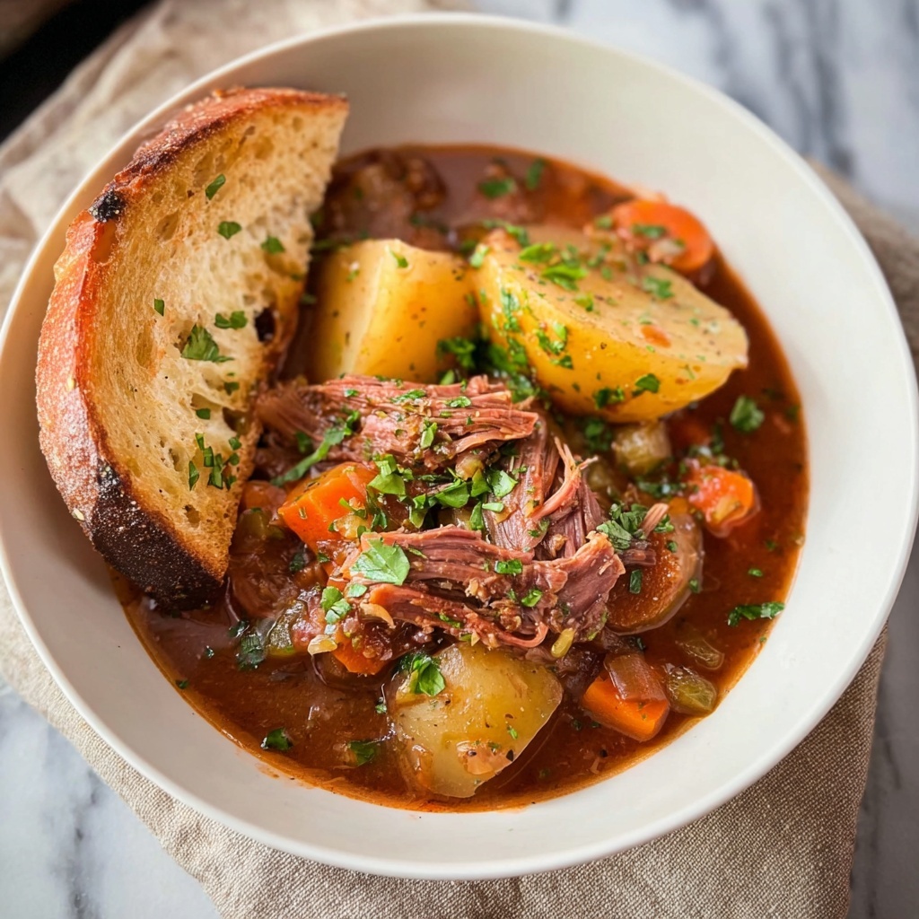 Slow Cooker Corned Beef and Potatoes Recipe - Recipe Image