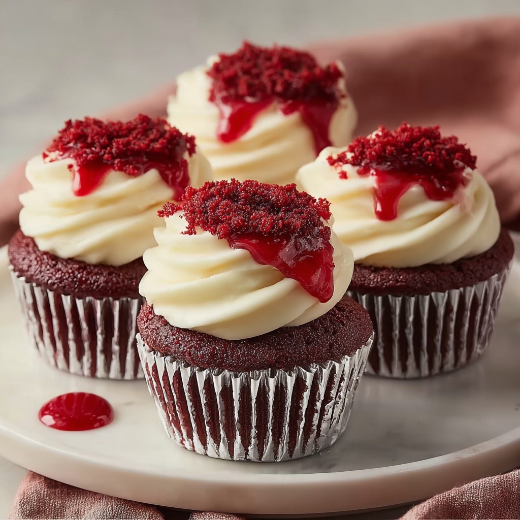 Red Velvet Crush Cupcakes Recipe - Recipe Image