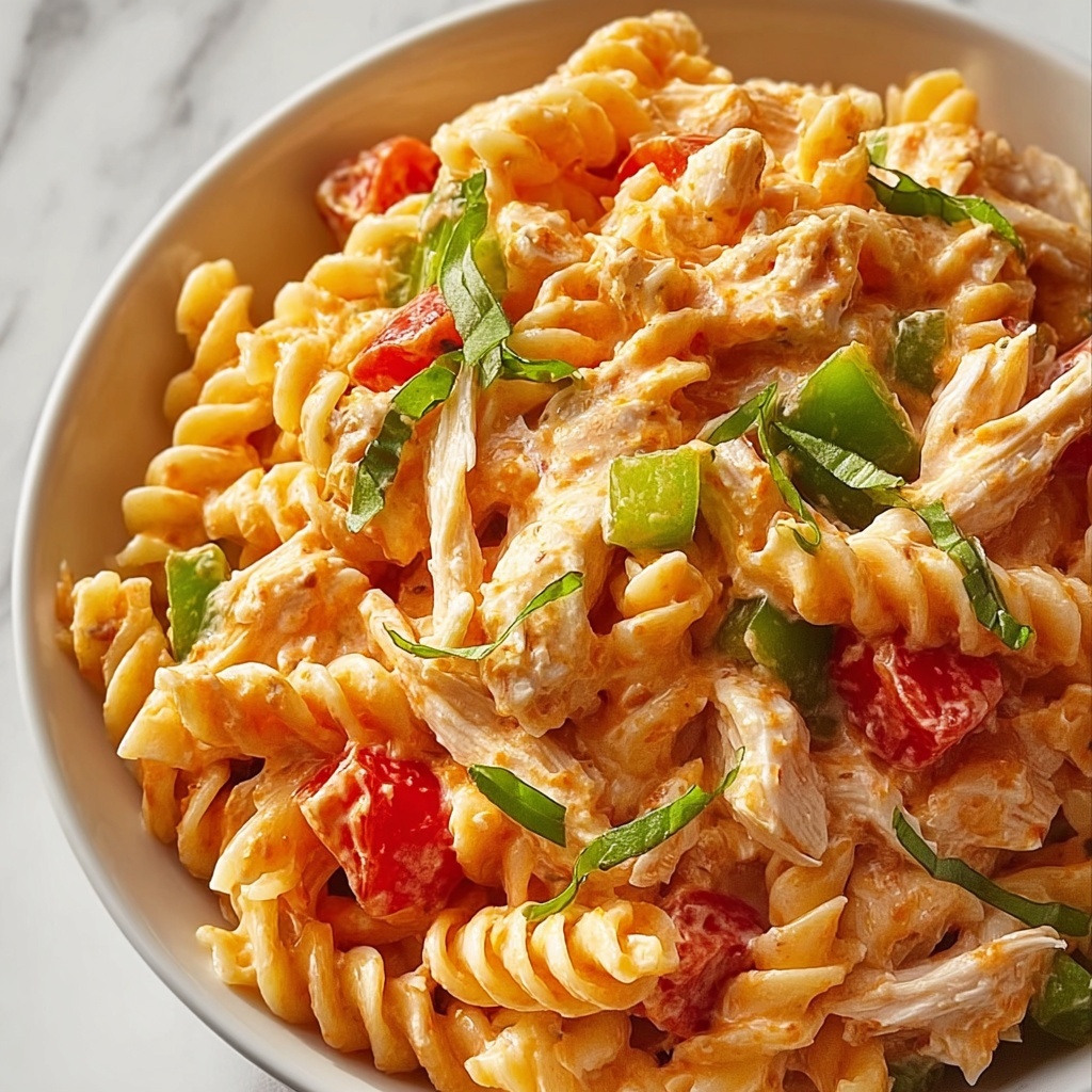 Buffalo Chicken Pasta Salad Recipe - Recipe Image