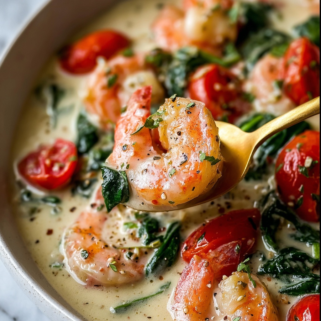 Tuscan Shrimp in Creamy Sun-Dried Tomato Sauce Recipe - Recipe Image