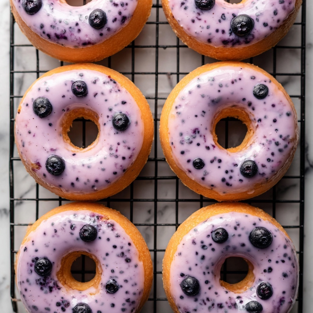 Healthy Blueberry Donuts Recipe - Recipe Image
