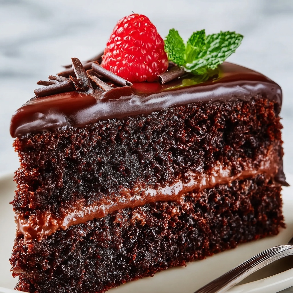 Chocolate Depression Cake with Chocolate Frosting Recipe - Recipe Image