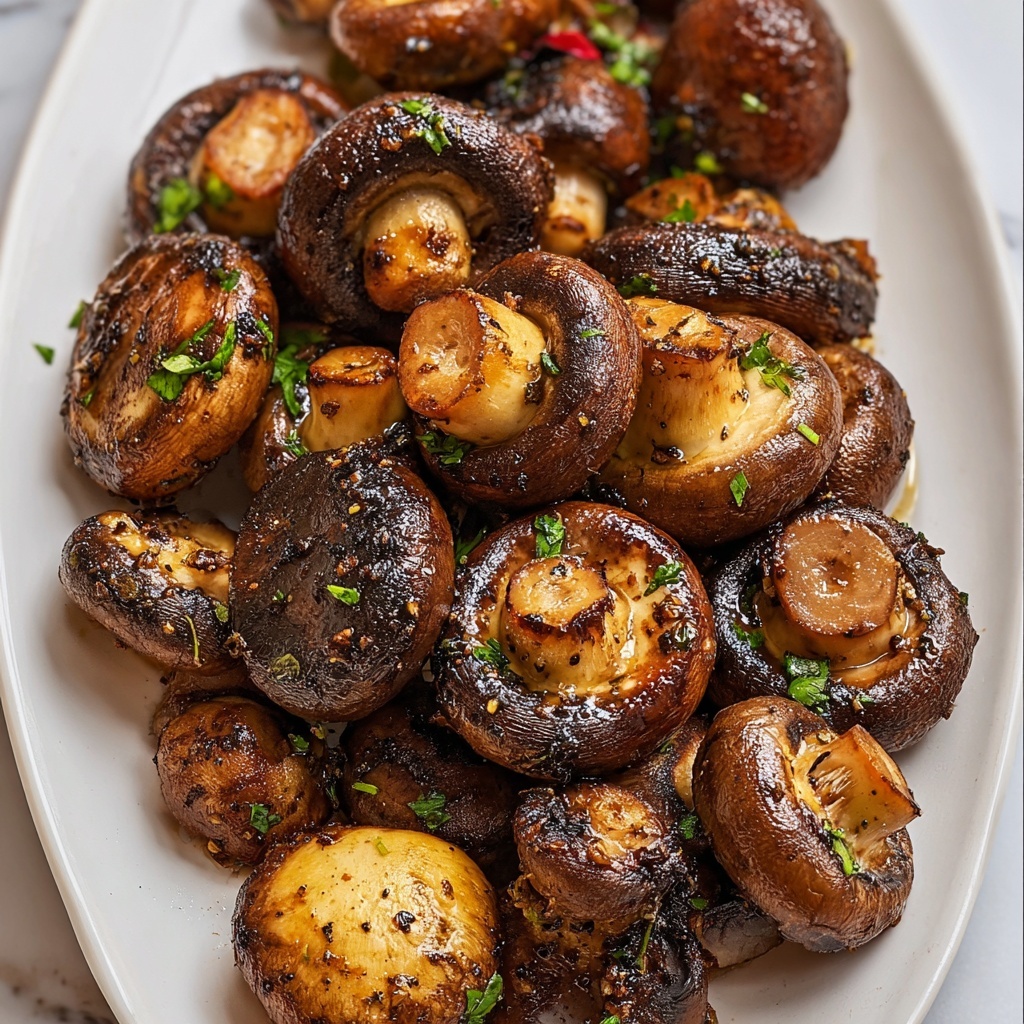 Quick and Easy Air Fryer Mushrooms Recipe - Recipe Image