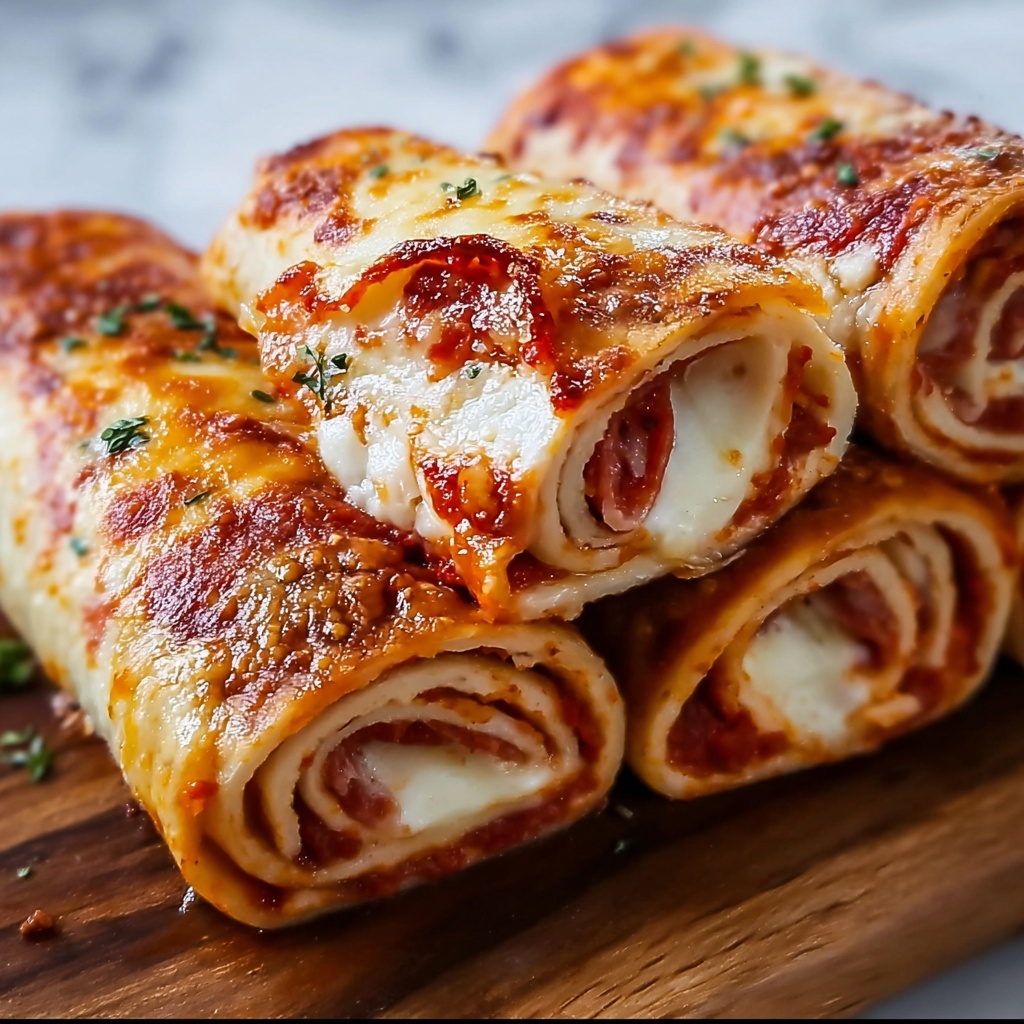 Easy Air Fryer Pizza Roll Ups Recipe - Recipe Image