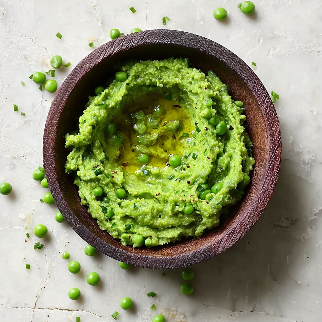 Mashed Peas with Green Onions and Mint Recipe - Recipe Image