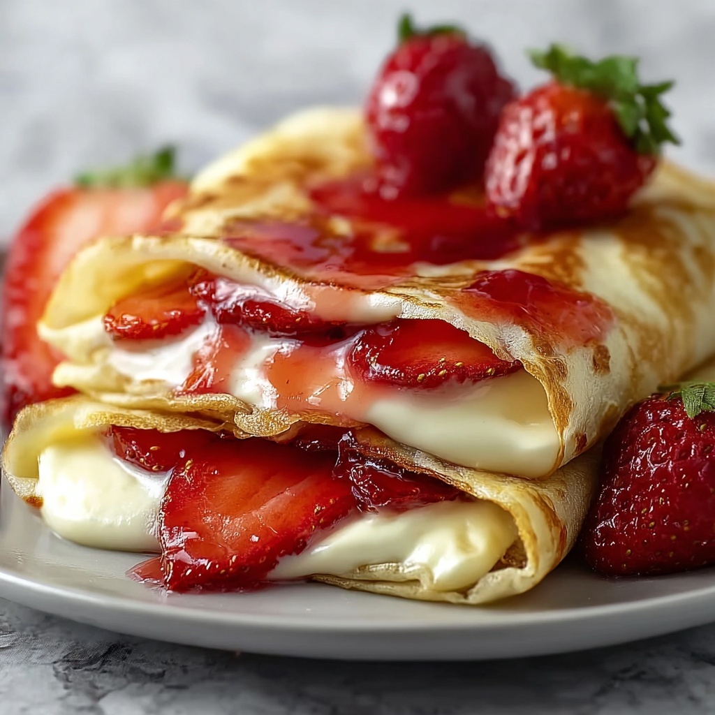Strawberry Cheesecake Chimichangas Recipe - Recipe Image