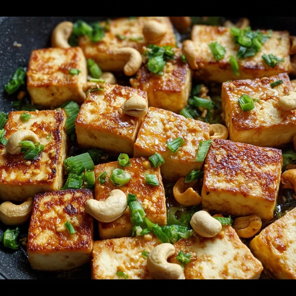 Vegan Cashew Tofu Recipe - Recipe Image