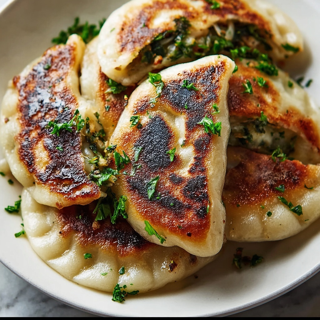 Speedy Dumpling Stuffed Flatbreads Recipe - Recipe Image
