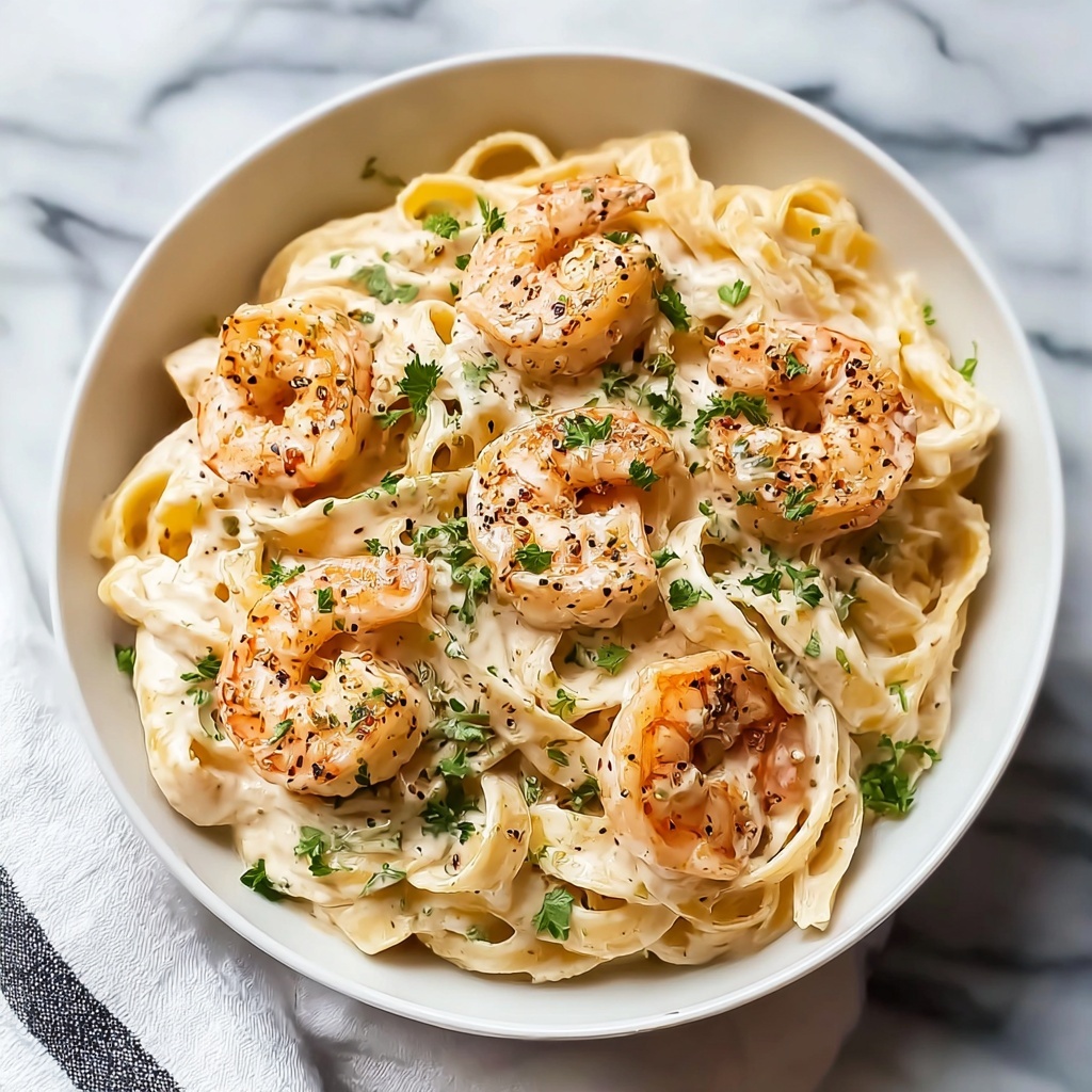 Shrimp Alfredo Pasta Recipe - Recipe Image