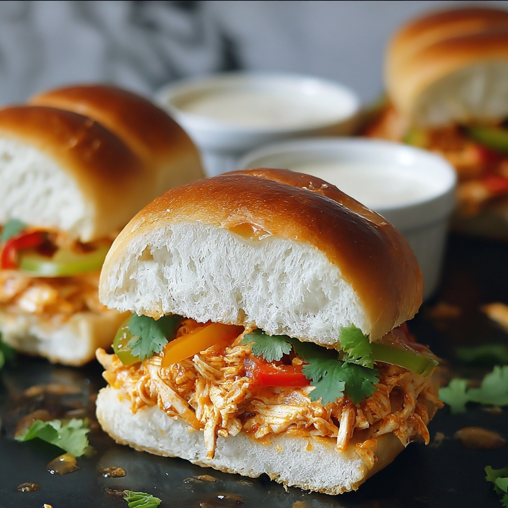 Slow Cooker Chicken Philly Sandwiches Recipe - Recipe Image