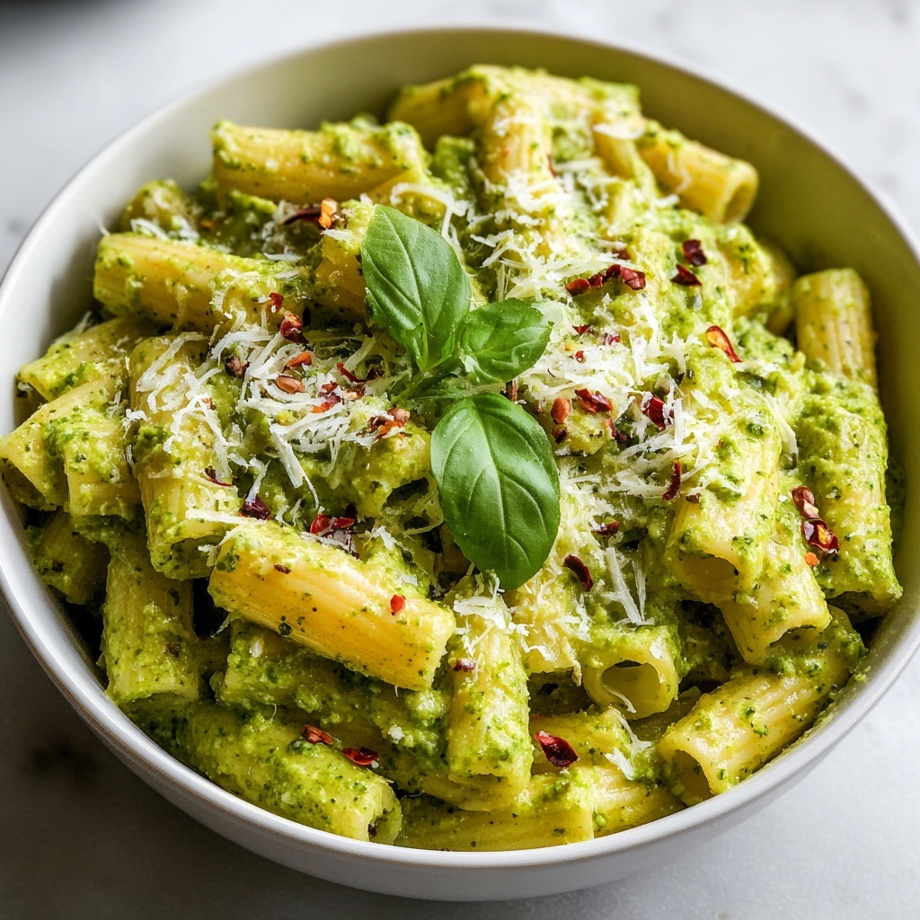 Avocado Pesto Pasta Recipe - Recipe Image