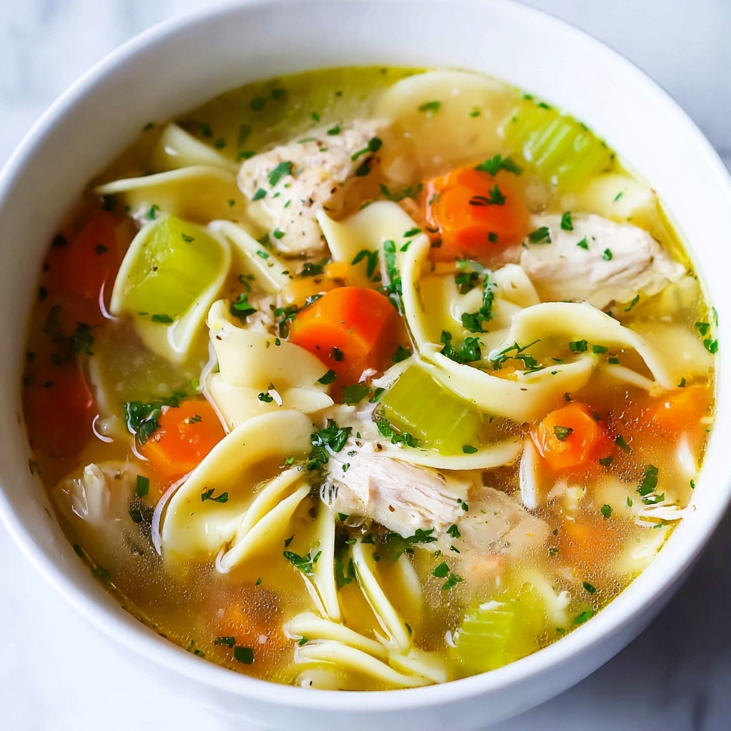 Comforting Chicken Noodle Soup Recipe - Recipe Image