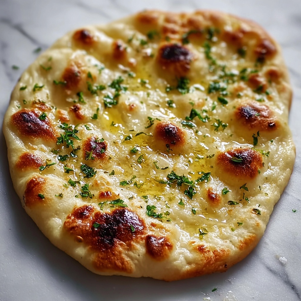 Authentic Artisan Garlic Naan Recipe - Recipe Image