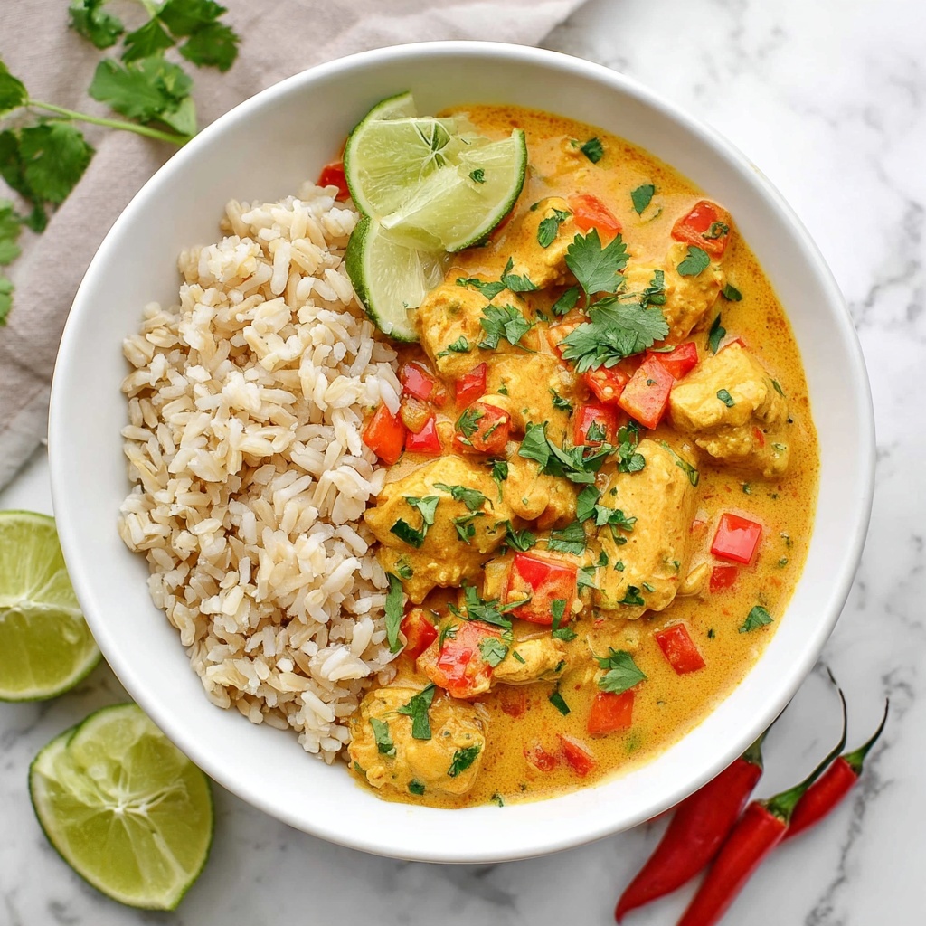 Thai Slow Cooker Chicken with Butternut Squash and Coconut Curry Recipe - Recipe Image