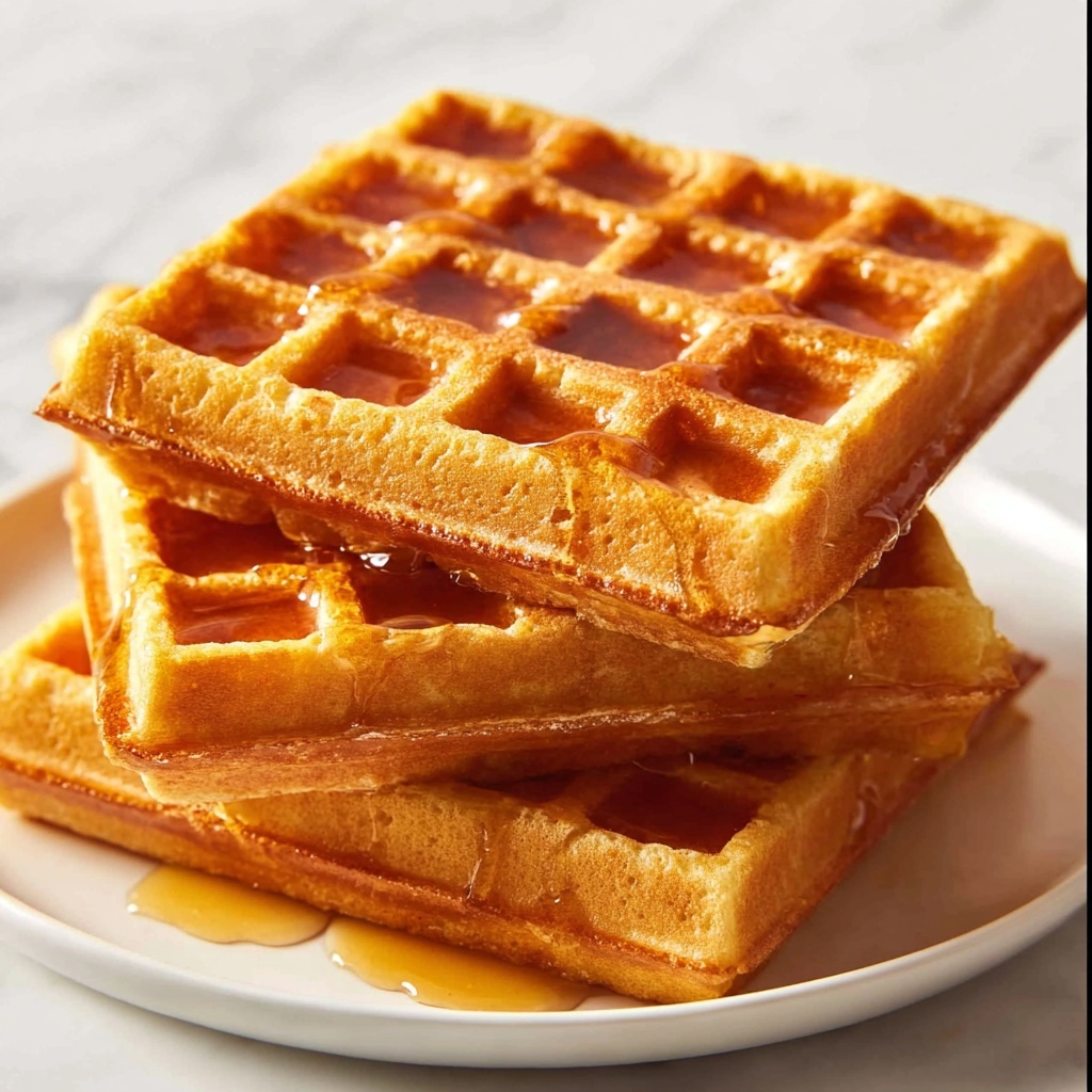 Easy Gluten Free Oat Waffles Recipe - Recipe Image