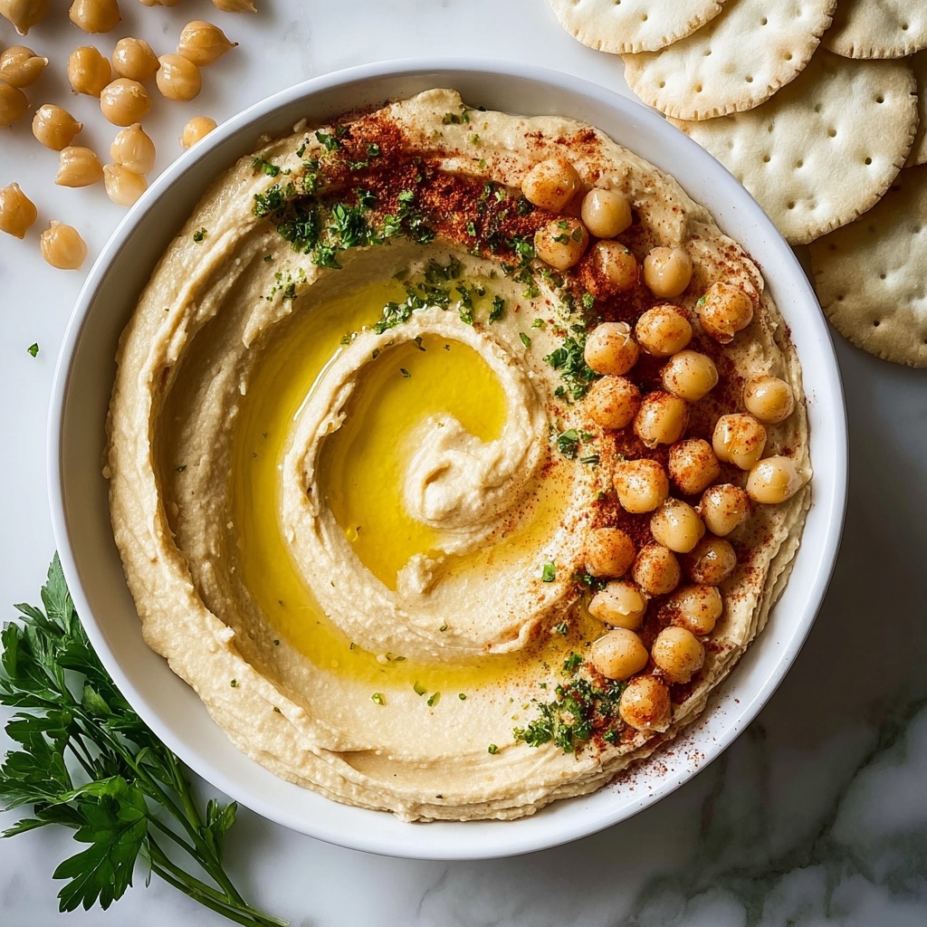 Homemade Hummus Recipe - Recipe Image