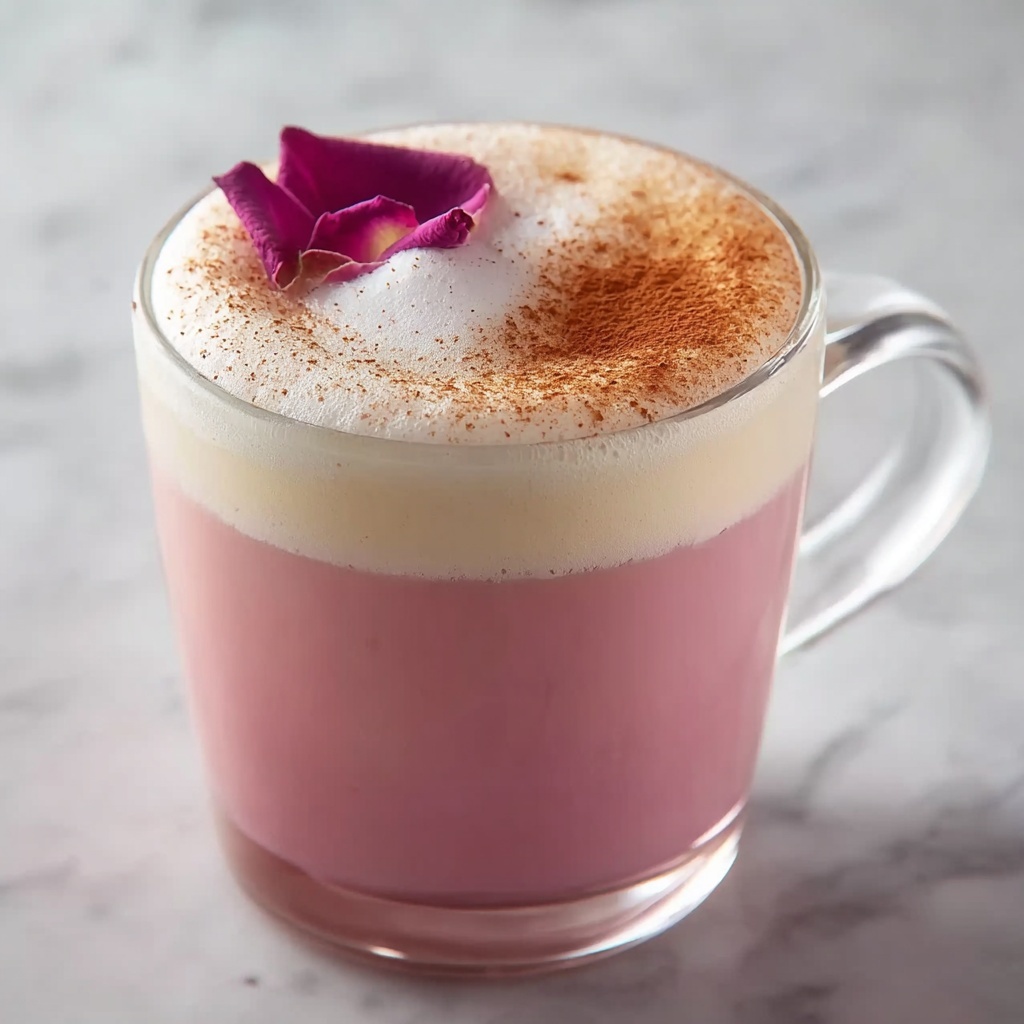 Almond Rose Latte Recipe - Recipe Image