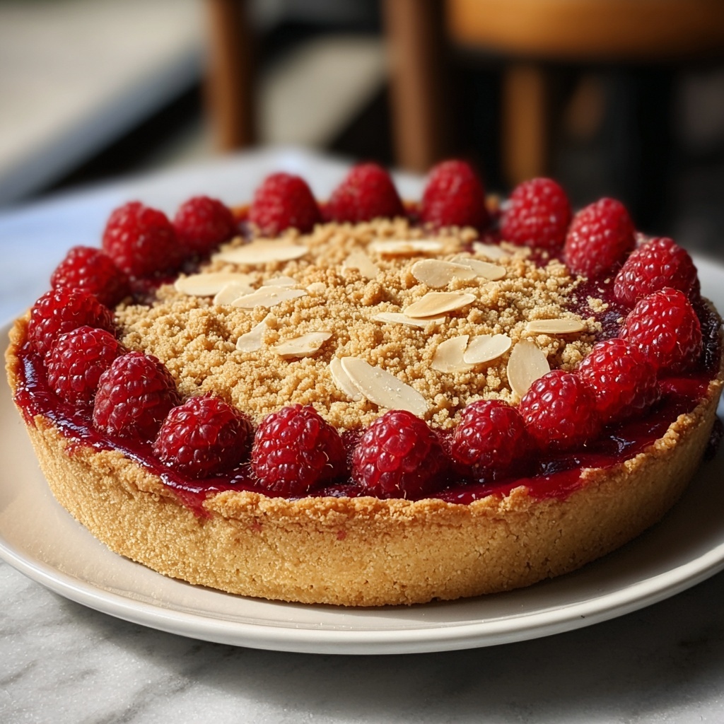 Raspberry Almond Streusel Tart Recipe - Recipe Image