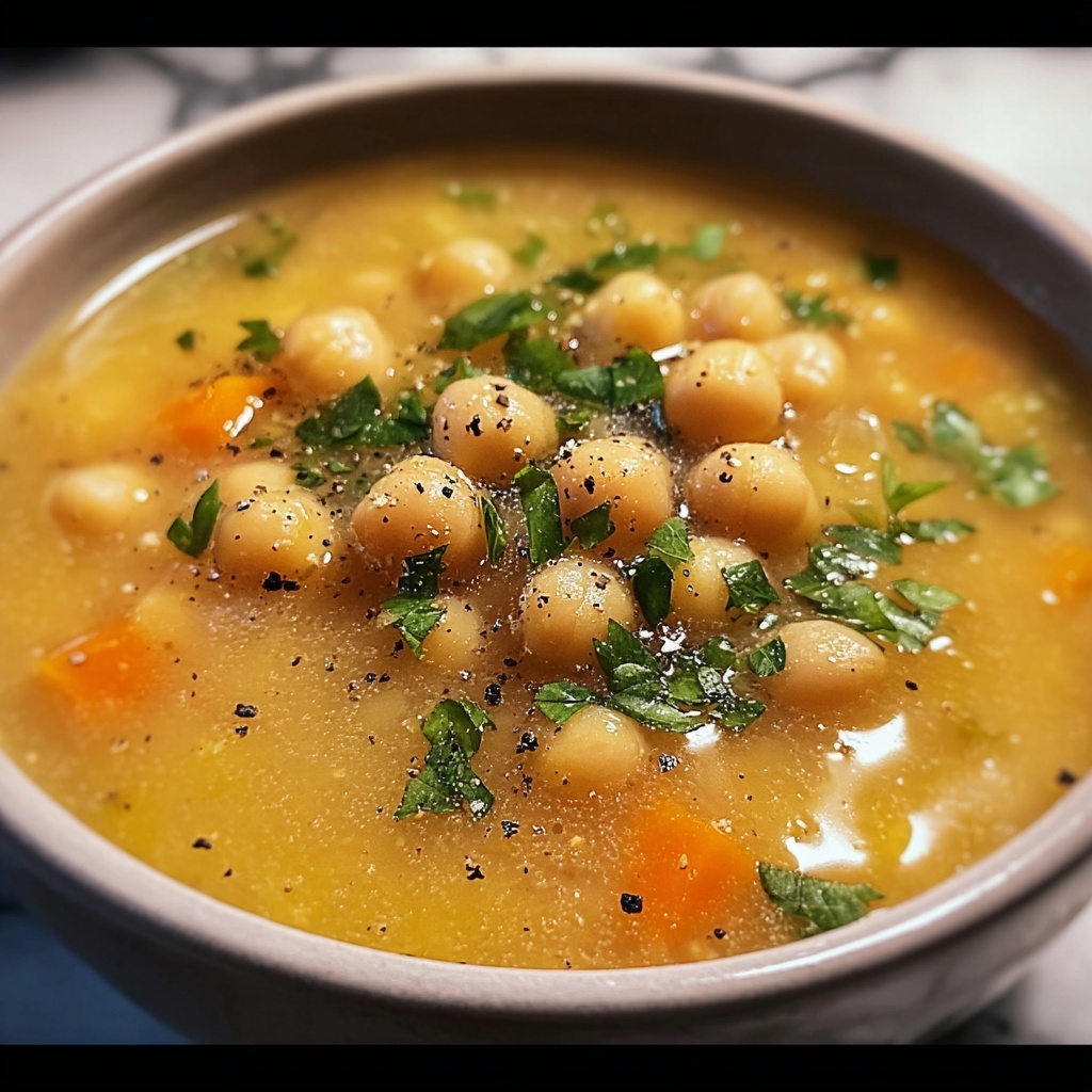 Chickpea and White Bean Soup Recipe - Recipe Image
