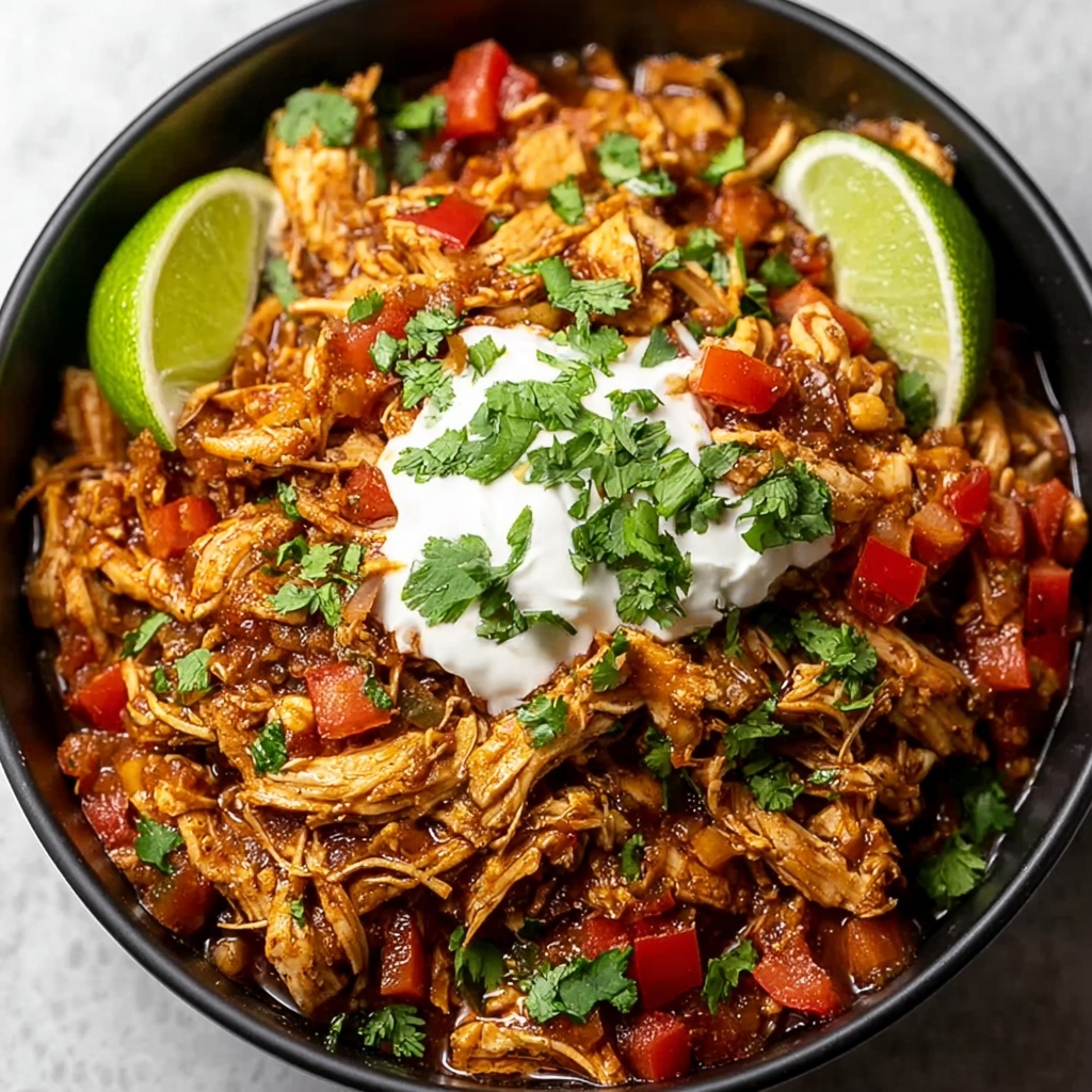 Easy Mexican Chicken Crock Pot Recipe - Recipe Image