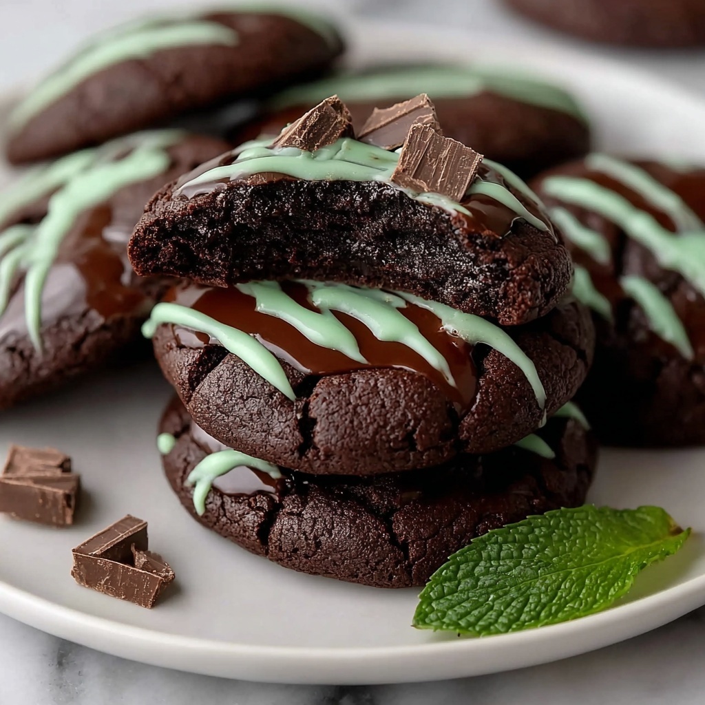 Chocolate Mint Cookies Recipe - Recipe Image