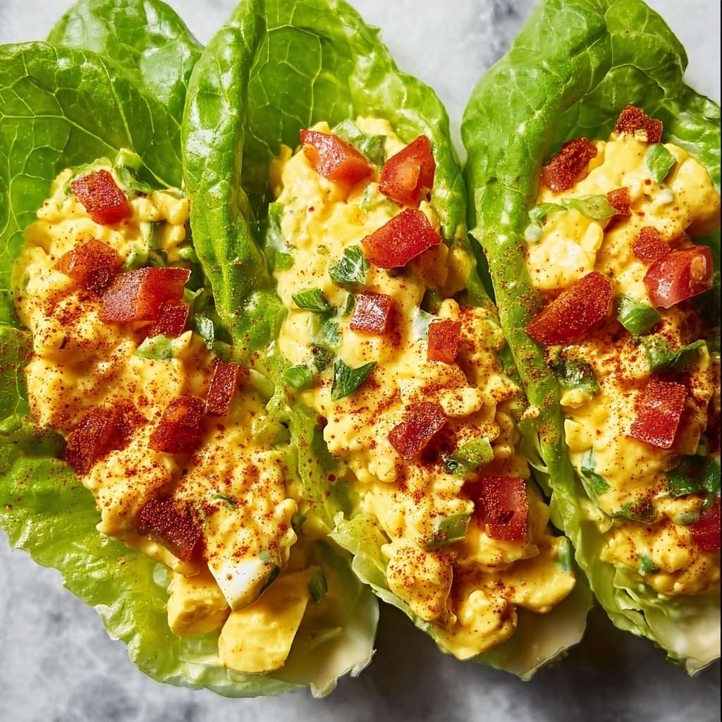 BLT Egg Salad Lettuce Wraps Recipe - Recipe Image
