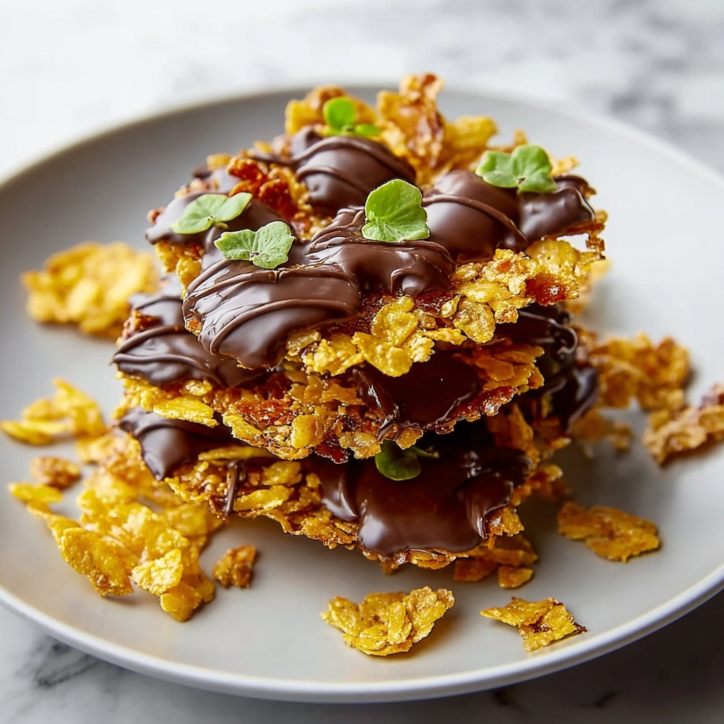 Cornflake Chocolate Brittle Recipe - Recipe Image