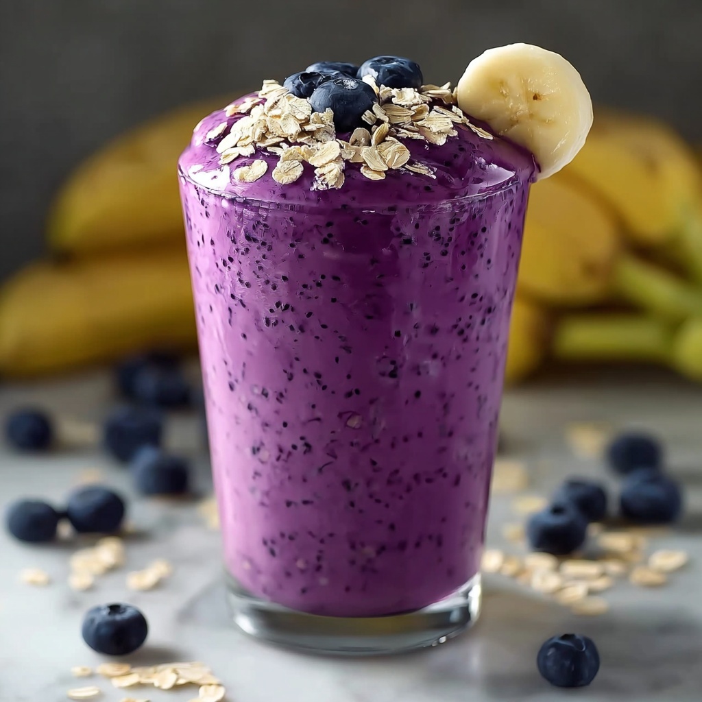 Banana Blueberry Smoothie Recipe - Recipe Image