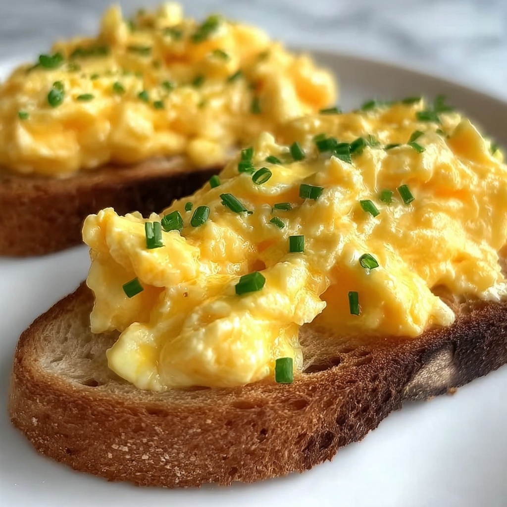 Creamy Scrambled Eggs Recipe - Recipe Image
