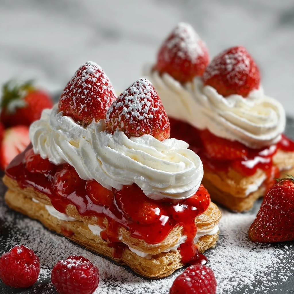 Strawberry Eclairs Recipe - Recipe Image