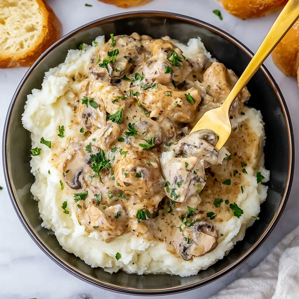 Creamy Chicken Stroganoff Recipe - Recipe Image