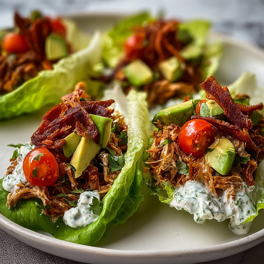 High-Protein Tuna Salad Lettuce Cups Recipe - Recipe Image