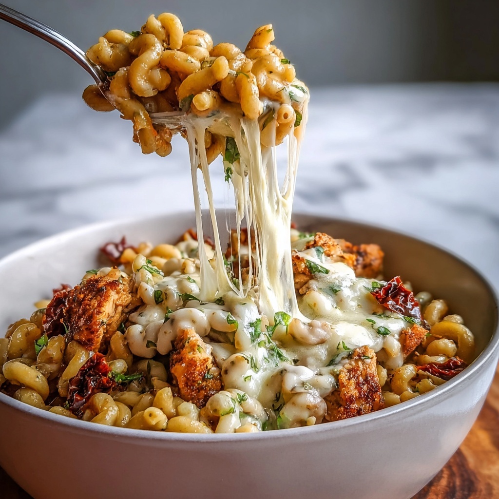 Pesto Chicken Chili Mac Recipe - Recipe Image