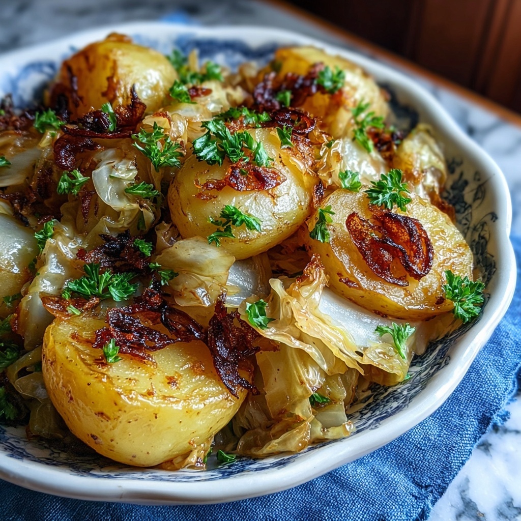 Braised Cabbage and Potatoes with Chili Recipe - Recipe Image