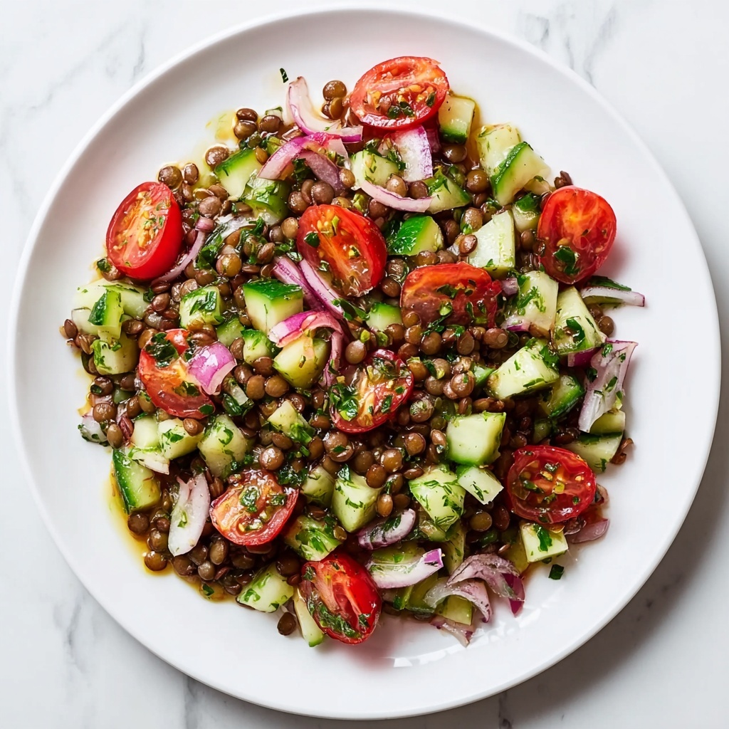 Lentil Salad with Vinaigrette Recipe - Recipe Image