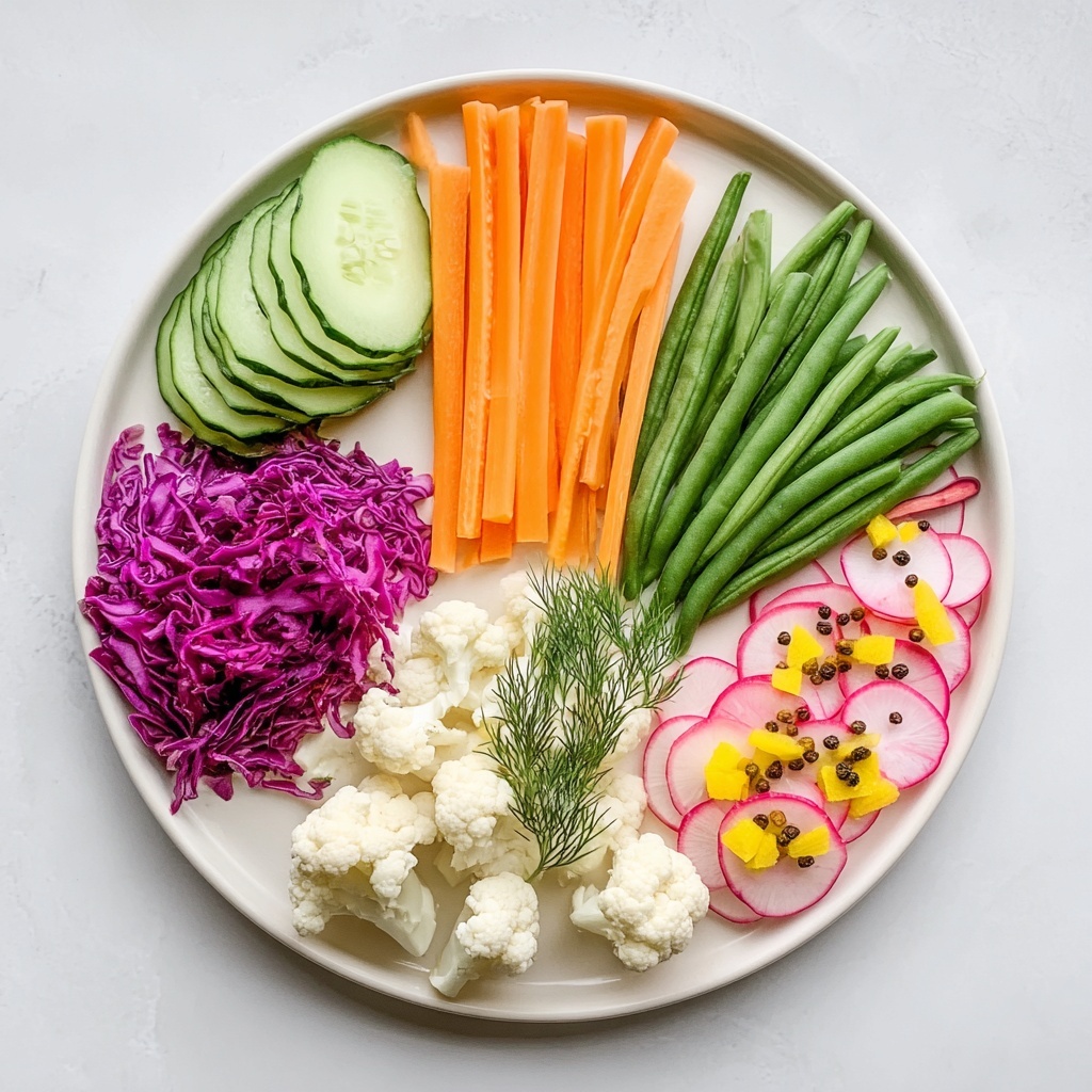 Pickled Fermented Veggie Feast Recipe - Recipe Image