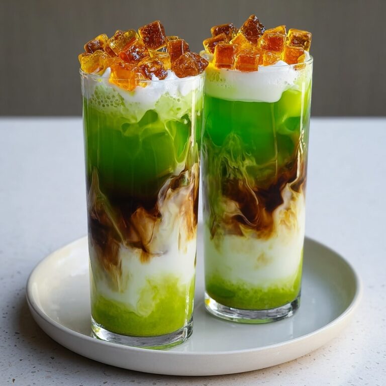Caramel Brulée Iced Matcha Coffee Recipe