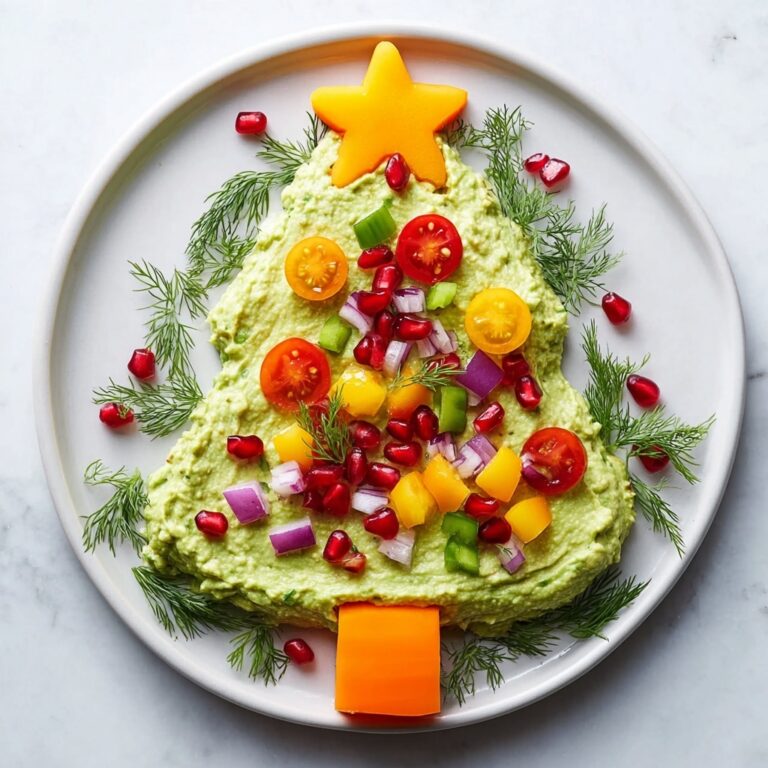 Whipped Avocado Christmas Tree Recipe