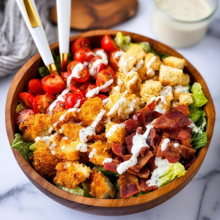 Crispy Chicken BLT Salad Recipe