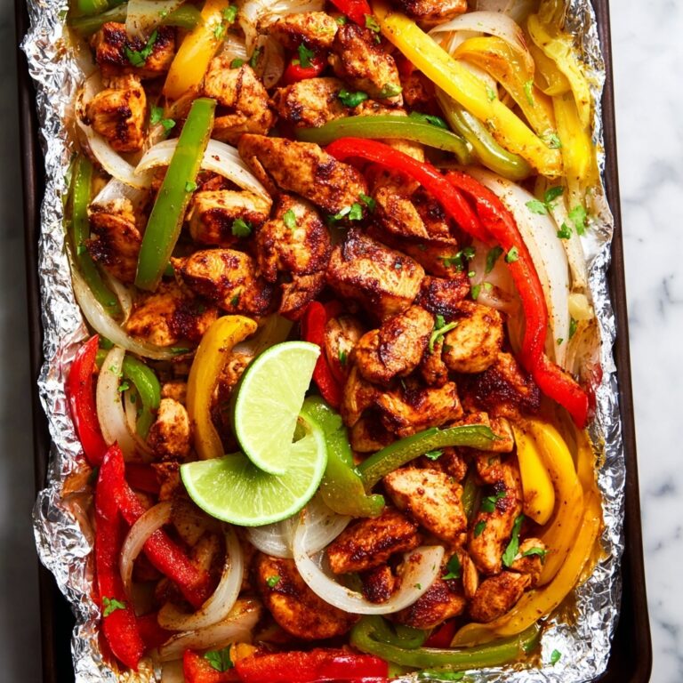 Sheet Pan Chicken Fajitas Recipe